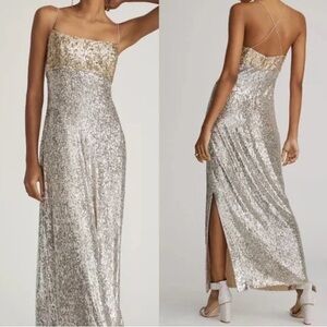 Sachin + Babi Metallic Sequin Dress